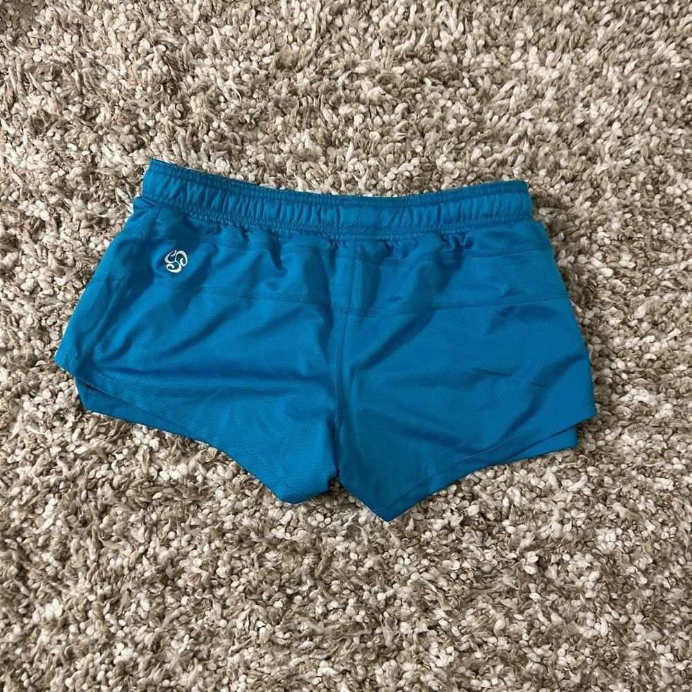 CAMPUS CREW Blue Gym Short - size Small